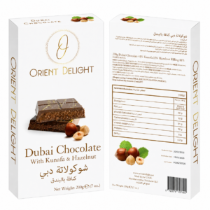 OD-Dubai Chocolate With Kunafa & Hazelnut 200g