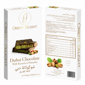 OD-Dubai Chocolate With Kunafa & Pistachio 200g