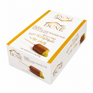 Dune-Dubai Chocolate Pistachio Kunafa Wafer Pop Box 480g