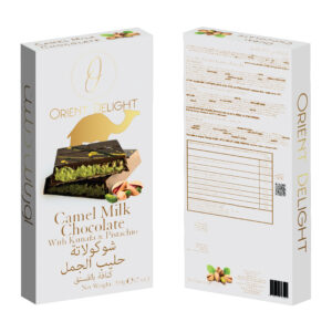 Orient Delight Camel Milk Chocolate Bar — Kunafa Pistachio 200g