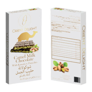 Orient Delight Dubai Camel Milk Chocolate Bar — Kunafa Pistachio 105g